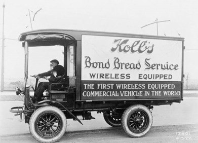 The First Wireless Svc. in 1922